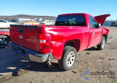 2010 Chevrolet Silverado 1500 Work Truck из США, поврежденный, VIN 1GCPCPEX5AZ208280